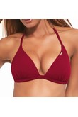 Biustonosz kpielowy push up Krisline Beach bustier bordo